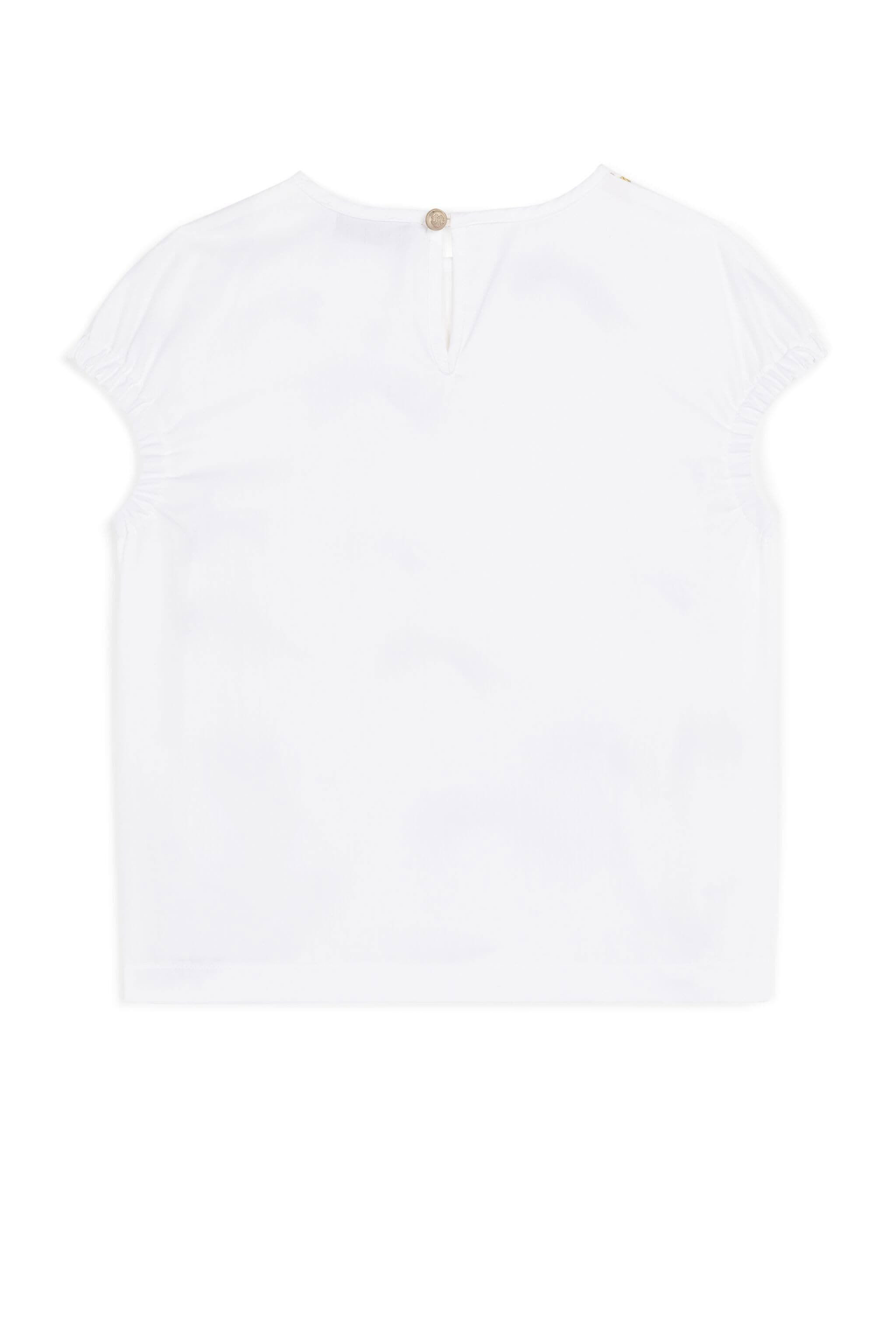 JU Tiger And Cheetah-Print Cotton T-Shirt White KJT700-QRU05