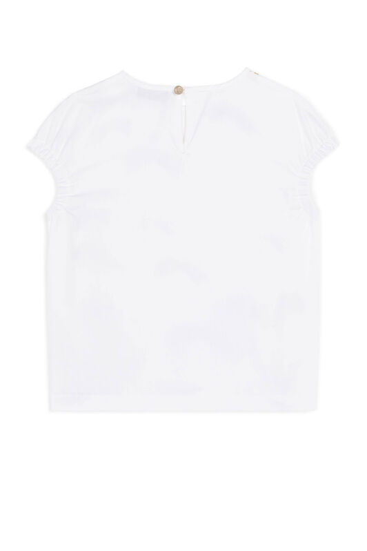 JU Tiger And Cheetah-Print Cotton T-Shirt JU Tiger And Cheetah-Print Cotton T-Shirt White KJT700-QRU05