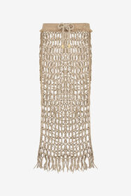 ${brand} Gonna Lunga in Rete con Frange ${colorDescription} ${masterID}