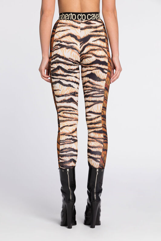 RC Tiger-Print Leggings Light Brown RKT26A-LNH36