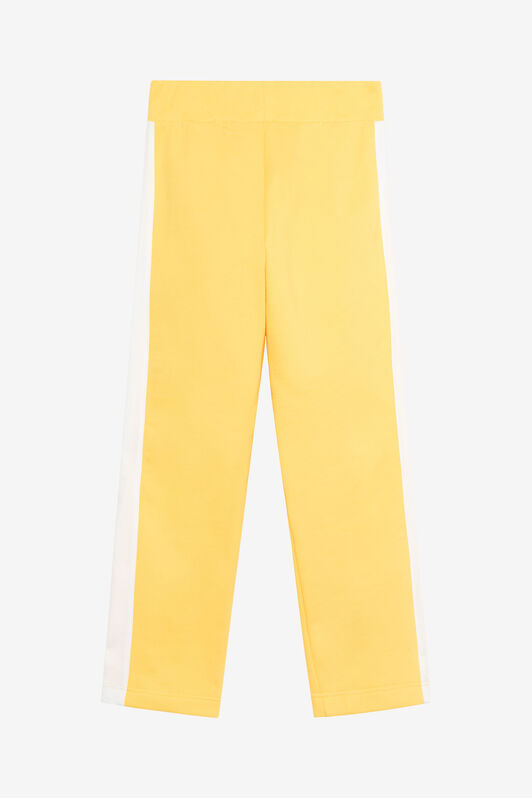 JU Yellow Track Pants with Logo Print YELLOW VJT20H-CF050
