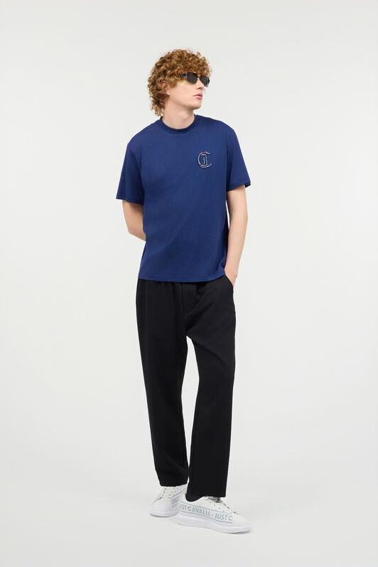 JC Pantalones Deportivos Con Etiqueta Con Logotipo Negro UFT006-UF020