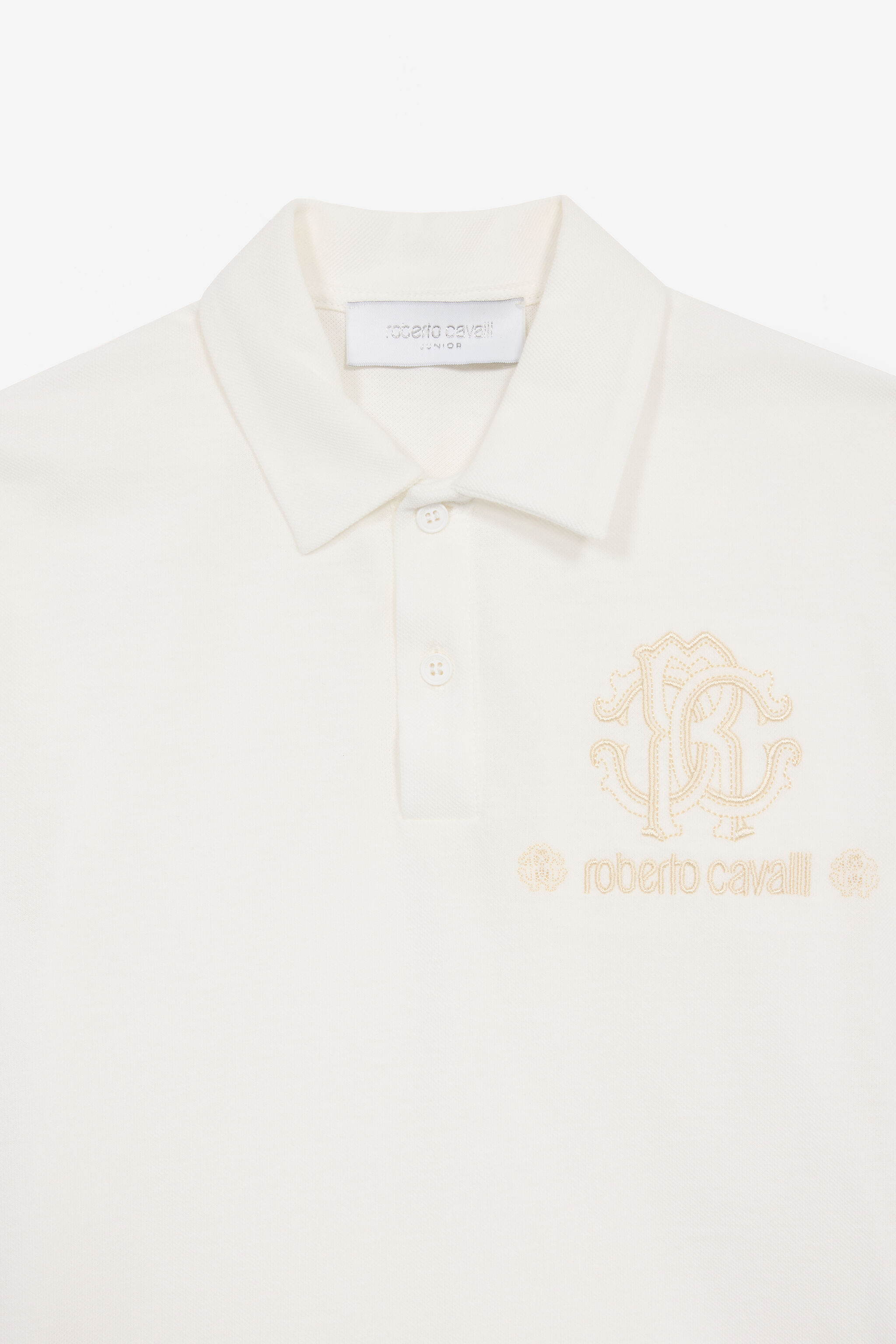 JU Polo Avec Monogramme RC Et Lettrage Blanc UJT64E-KB001