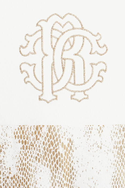 JU White RC monogram romper set MILKYWHITE/BABY PINK JJT80F-JV025