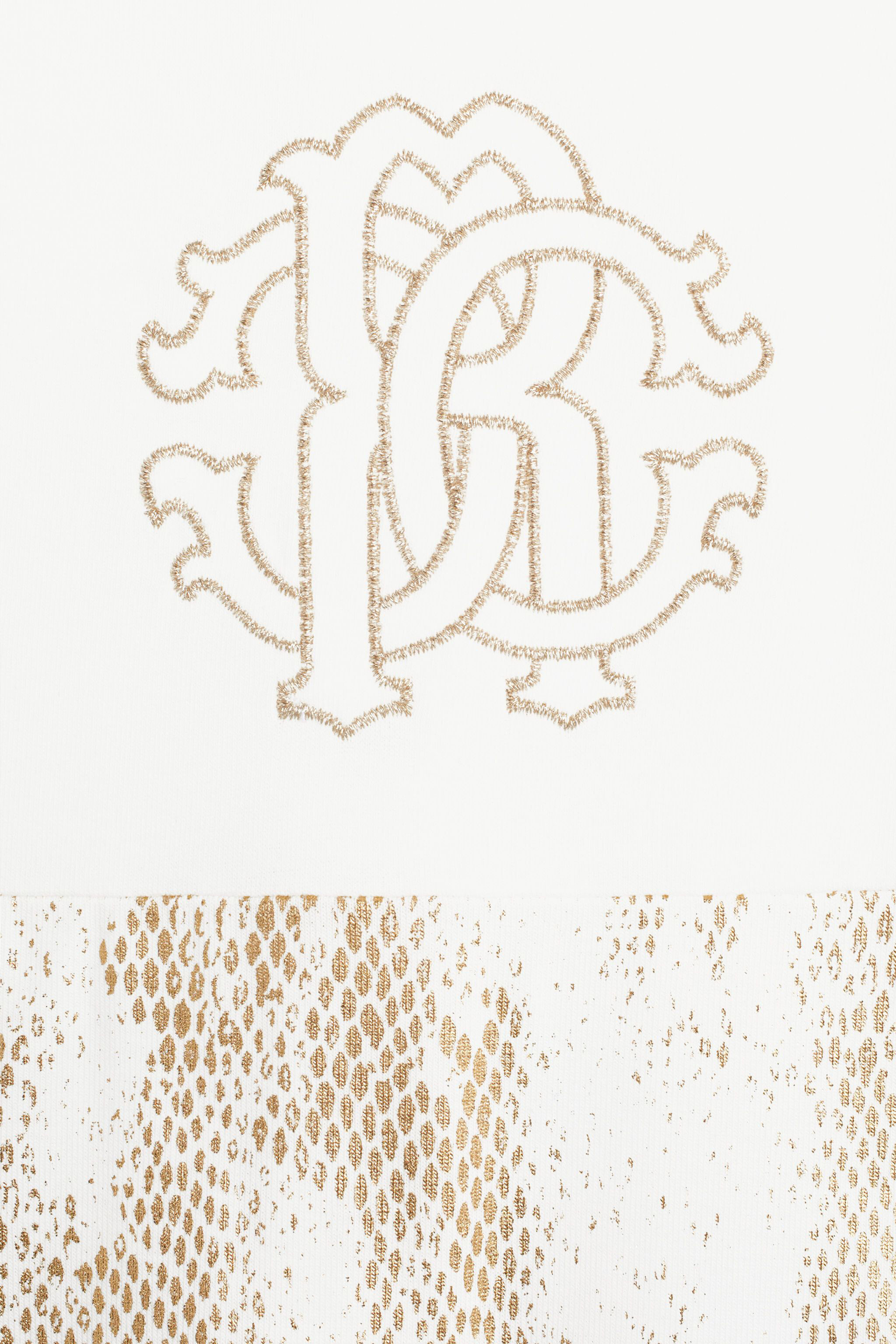 JU White RC monogram romper set MILKYWHITE/BABY PINK JJT80F-JV025