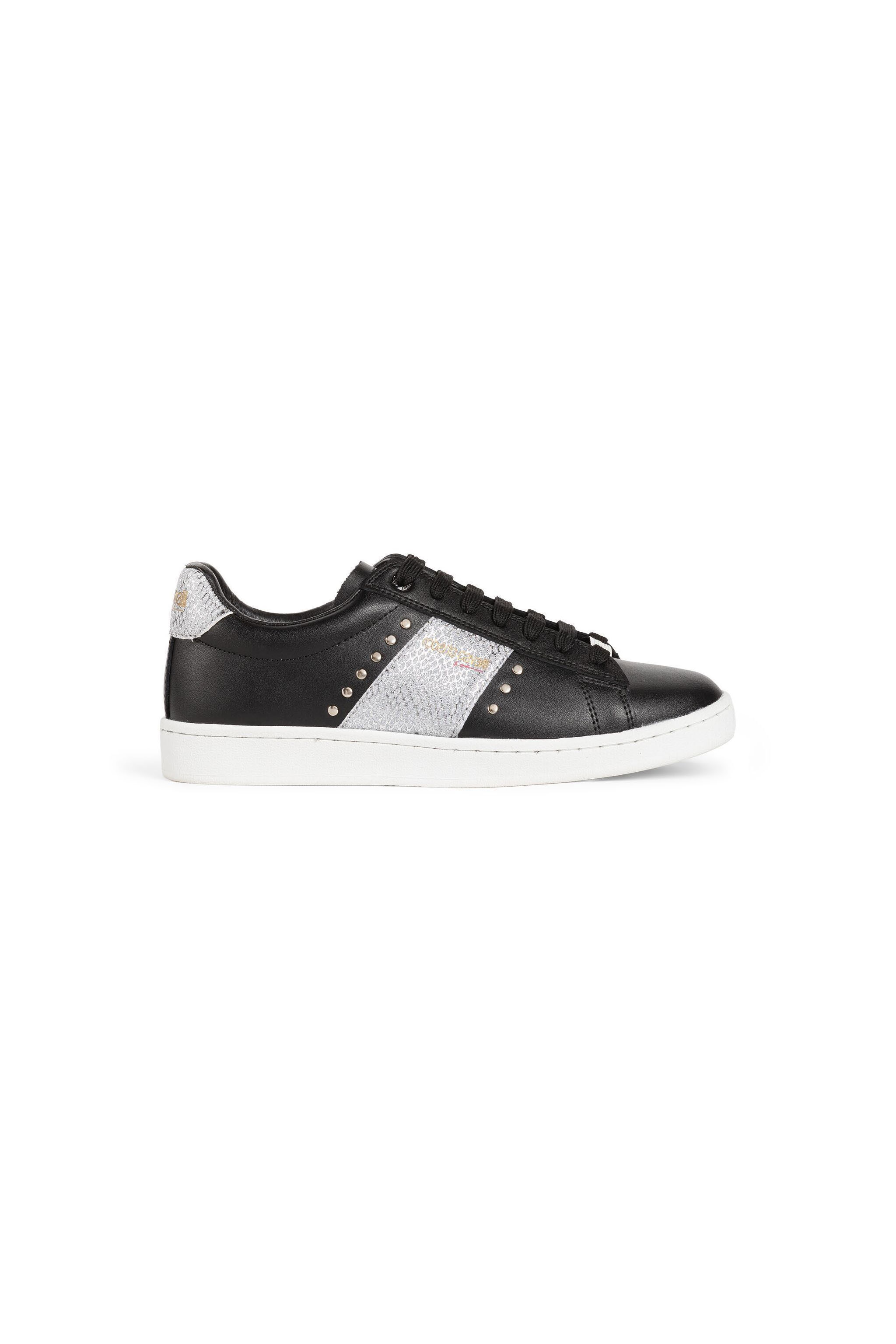 UG Studded Metallic Python-Print Sneakers BLACK/SILVER MYY04Y-FT213