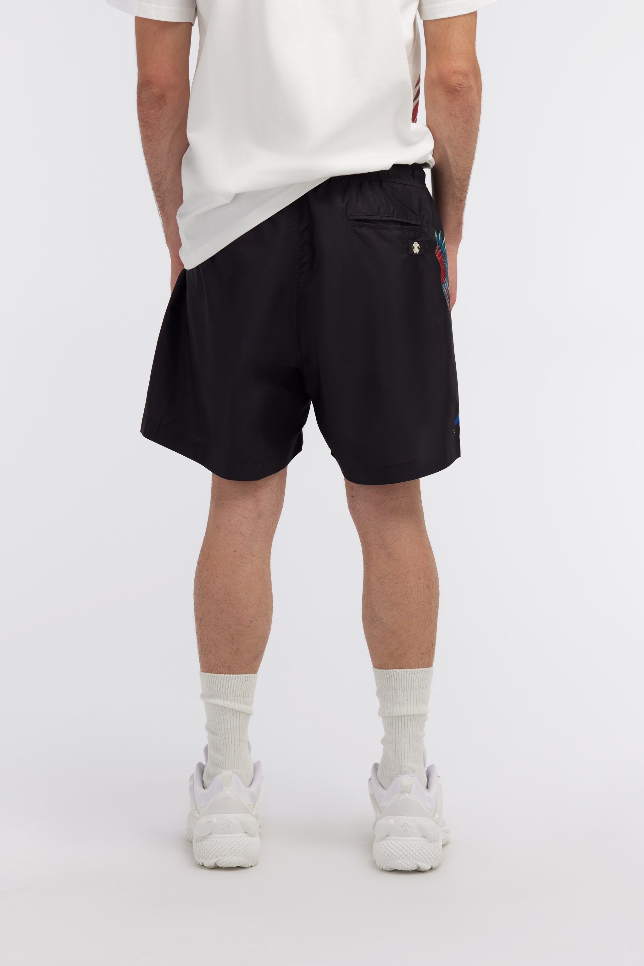 RC Swim shorts with parrot print Schwarz SYH00B-SB002