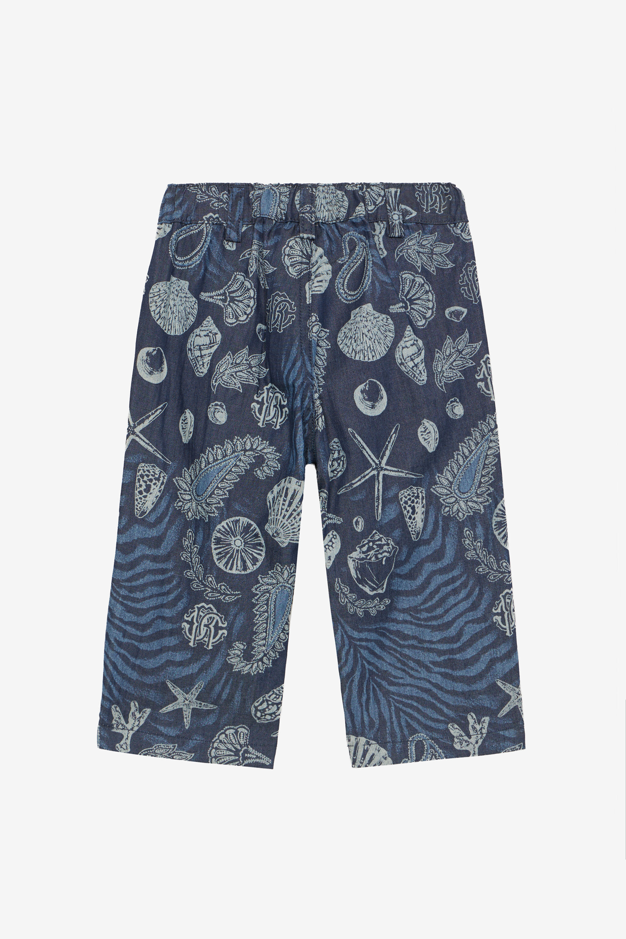 JU Bermuda Stampa Marina Blu scuro UJJ200-DYO39