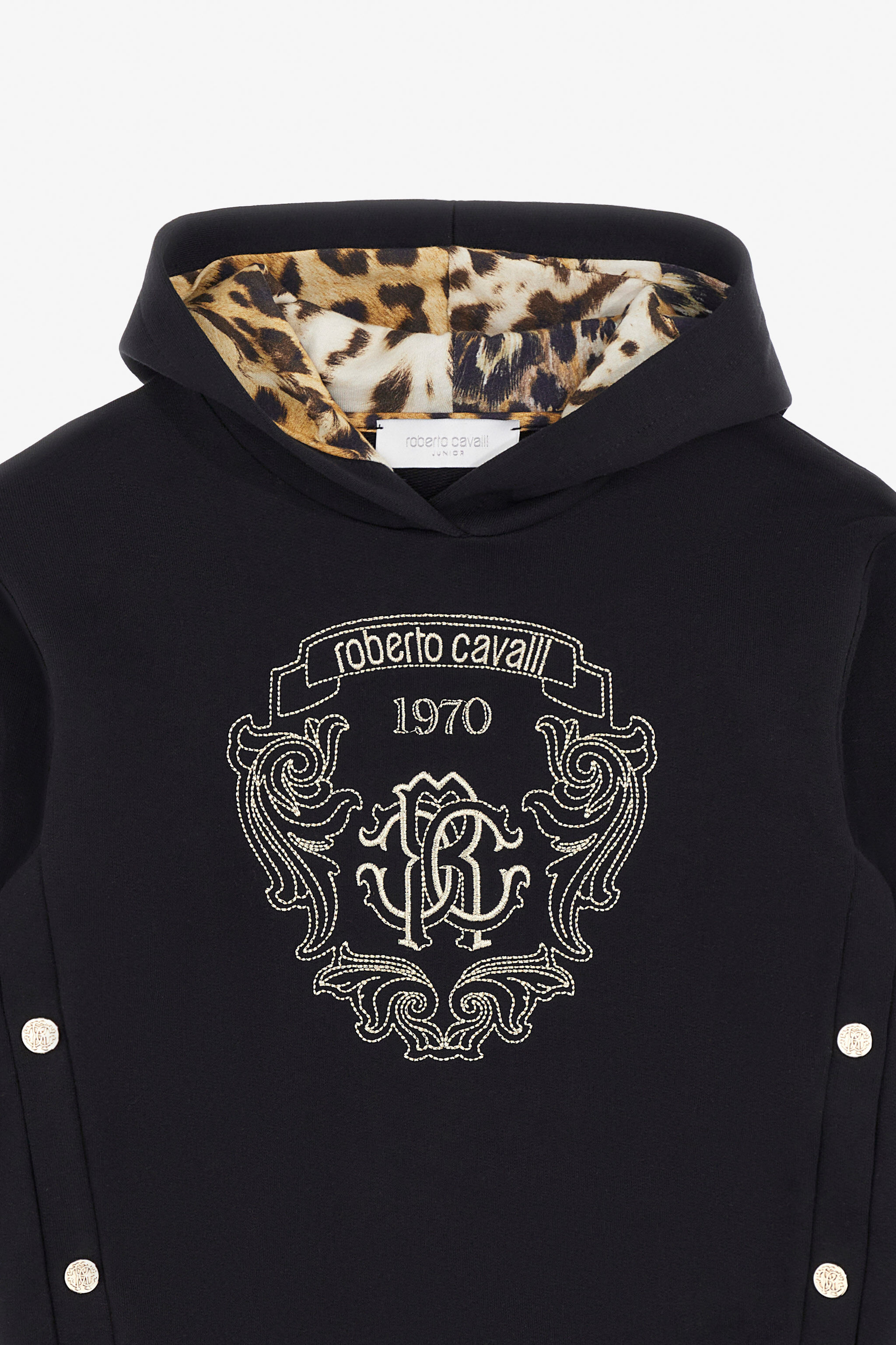JU Sweat-shirt imprimé Noir TJT68F-CF050