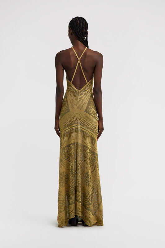 RC Long Dress Gold TKM107-MI030