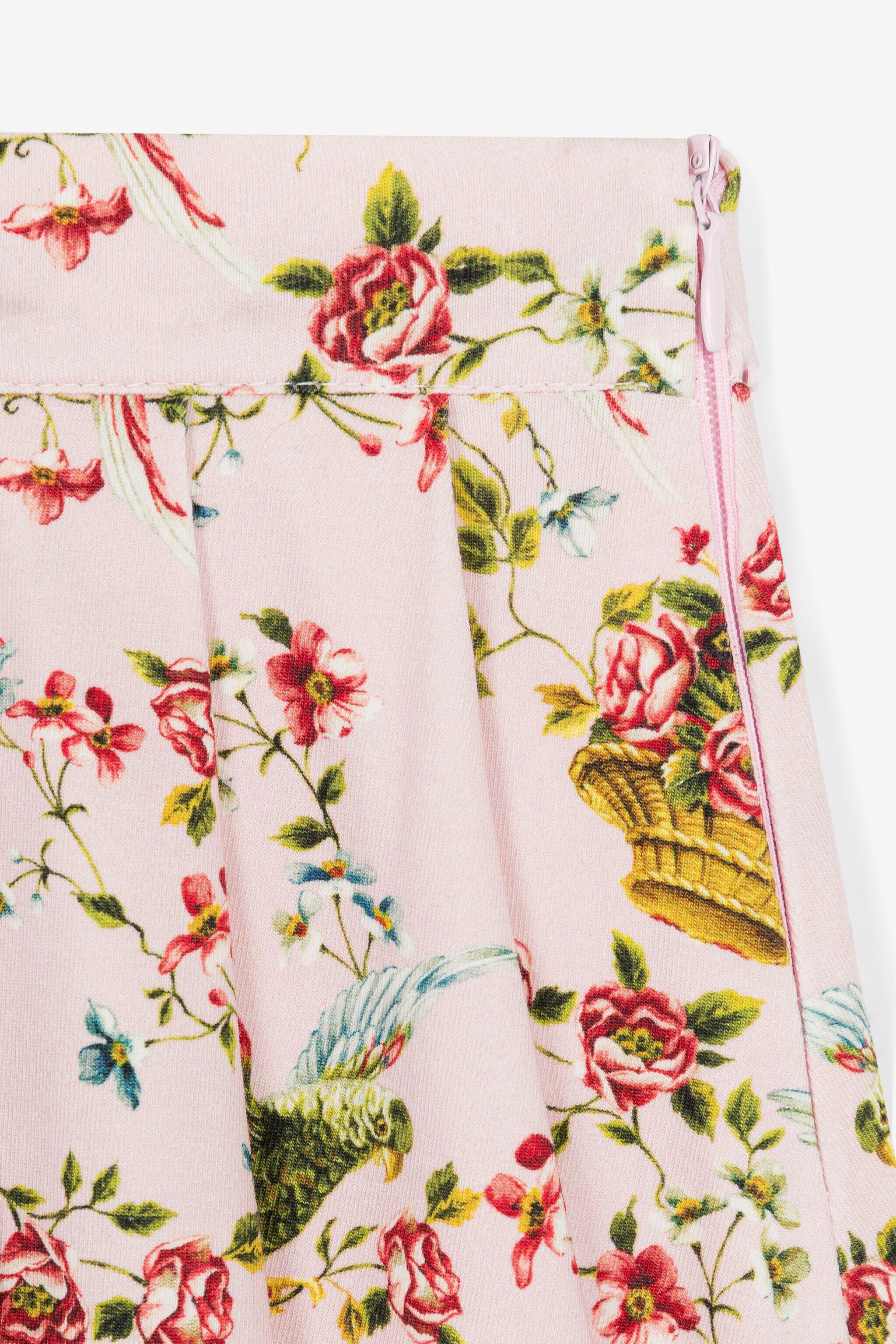 JU Floral-Print Skirt Pink OJT302-ISA2J