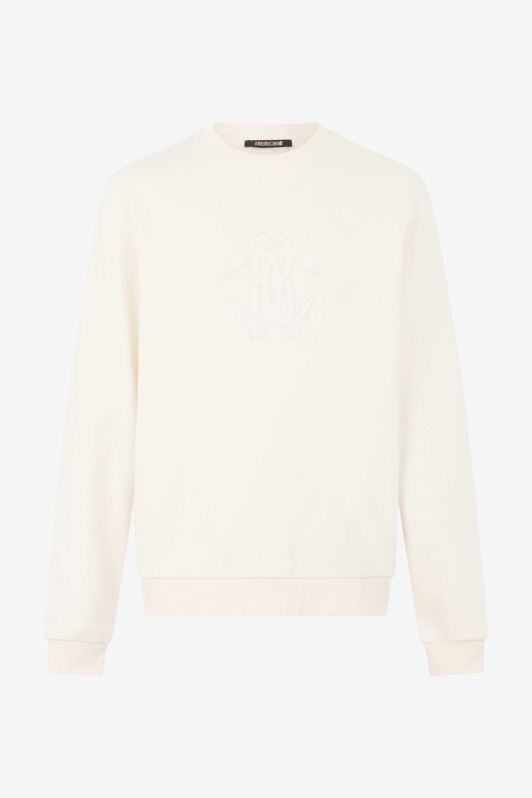 RC Sweat-shirt Blanc Avec Monogram RC RC Sweat-shirt Blanc Avec Monogram RC IVORY SOT66D-CF008