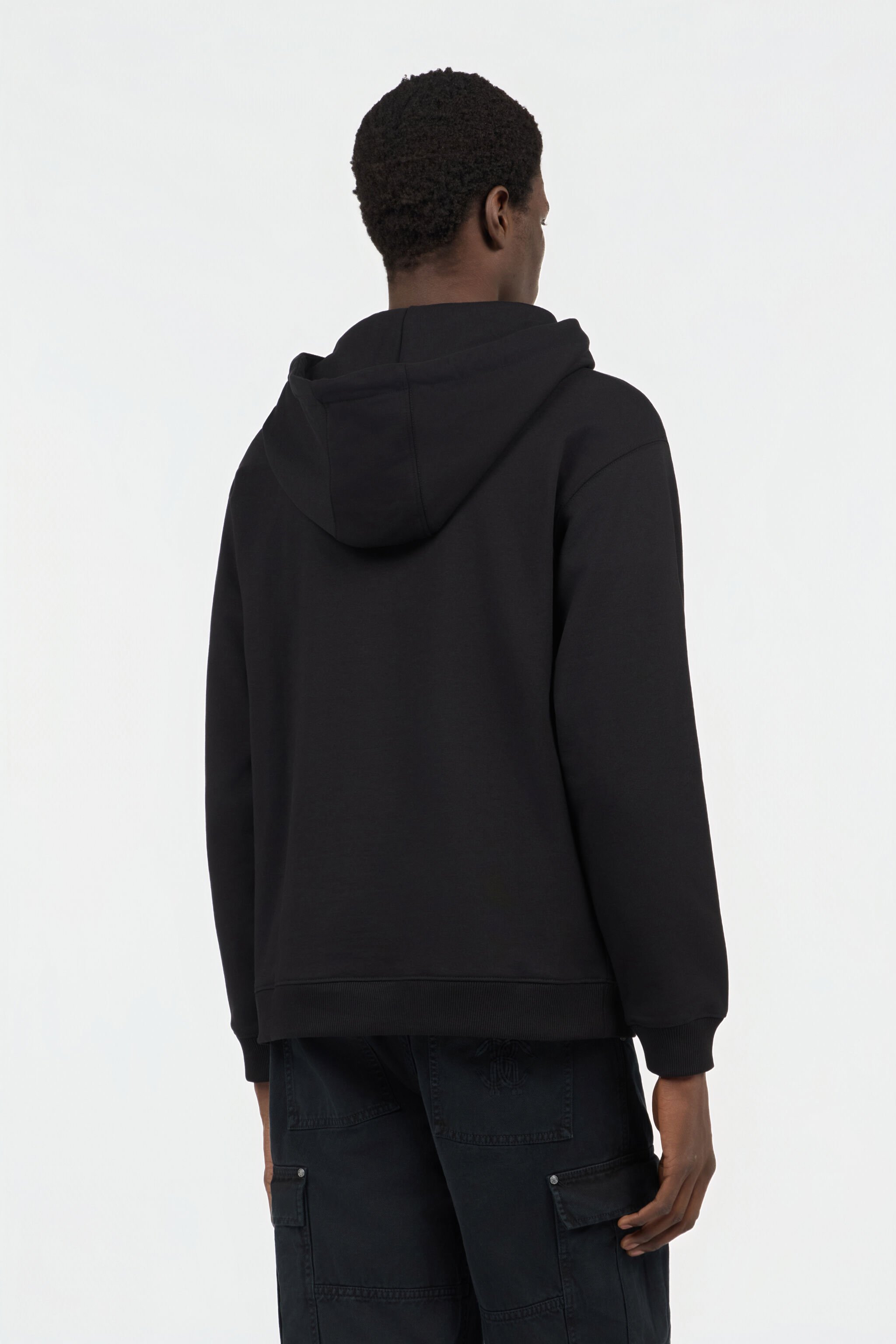 RC Sudadera Con Capucha Negra Con Bordado Tigre BLACK WNT69A-CF057