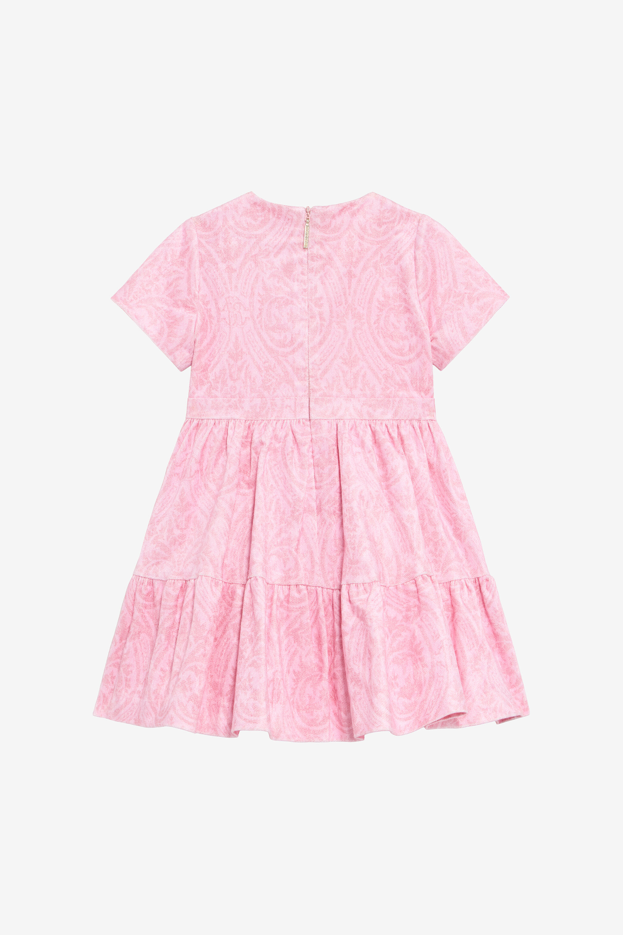 JU Baby Pink Dress with Floral Print BABY ROSE VJT106-3RP28