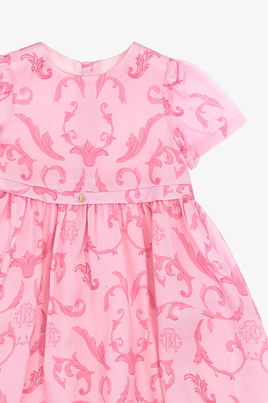 JU Abito con stampa Rosa SJT171-HQL96