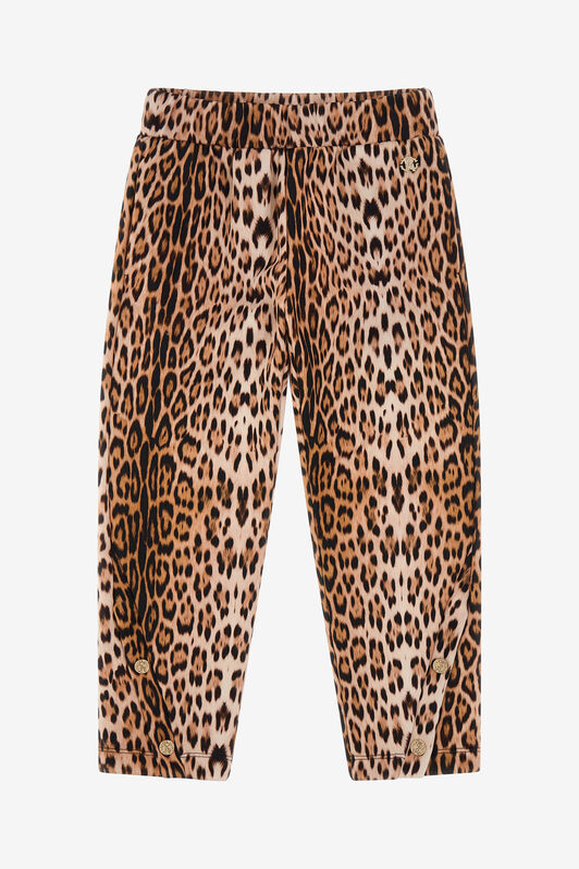 JU Jaguar Skin print pants JU Jaguar Skin print pants Marron clair SJT224-5OF65