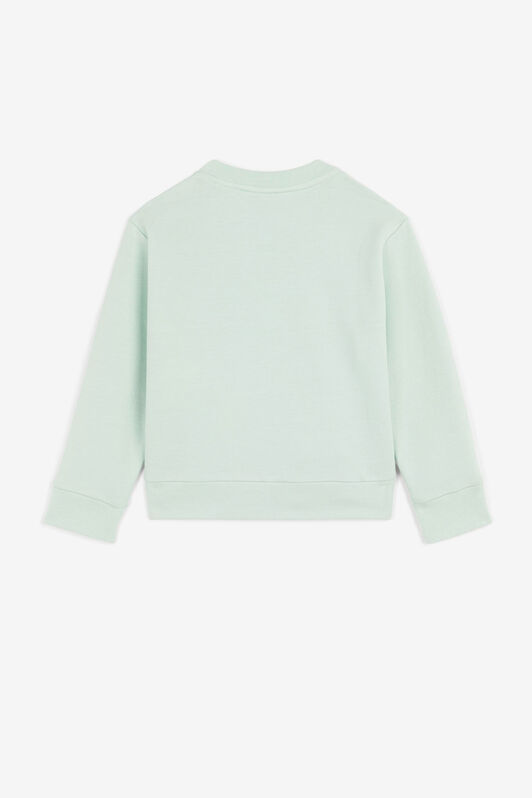 JU Logo-print cotton sweatshirt JU Logo-print cotton sweatshirt Light green QJT938-CF050