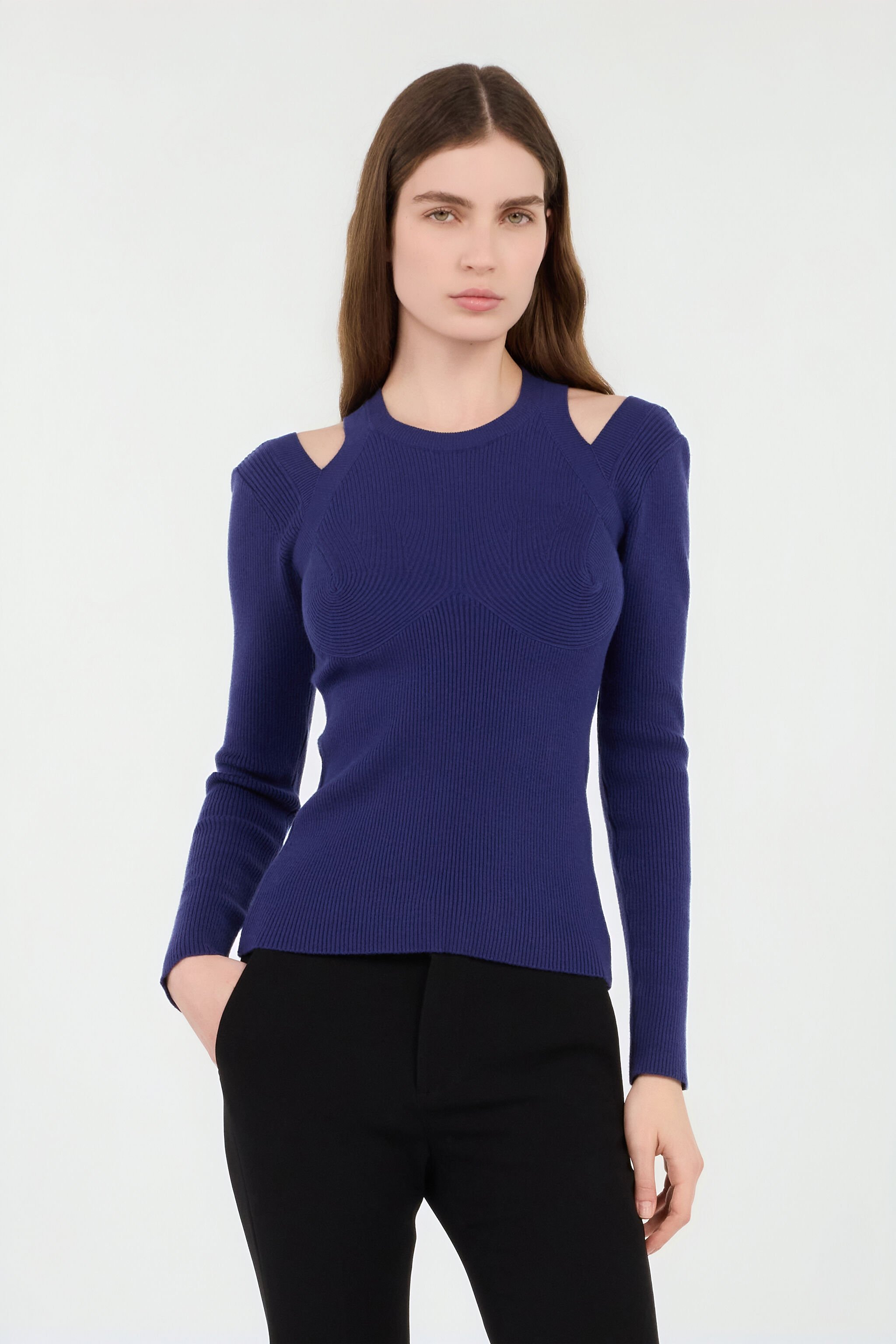 RC Marble Print Sweater RC Marble Print Sweater BLUE ROM60C-FEC34