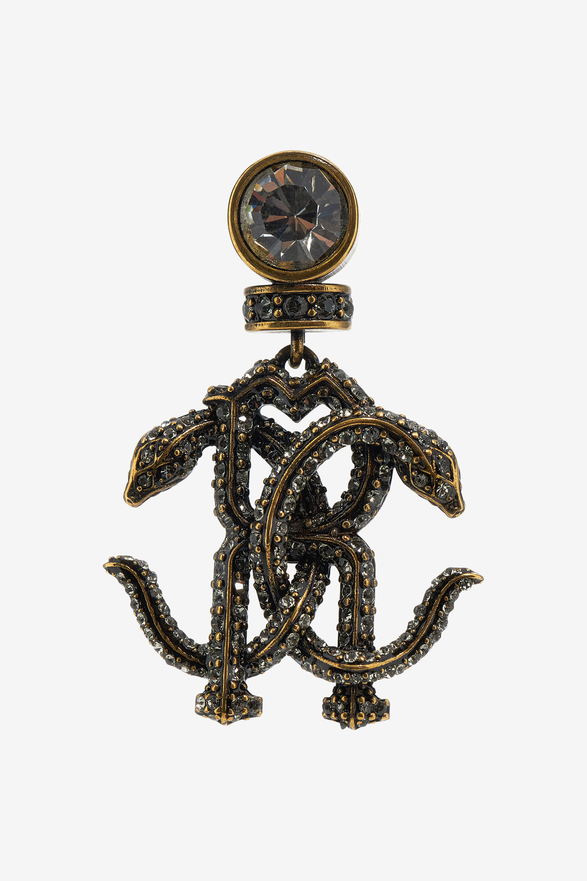 RC Earrings with Monogram RC Gold SKG019-AM066