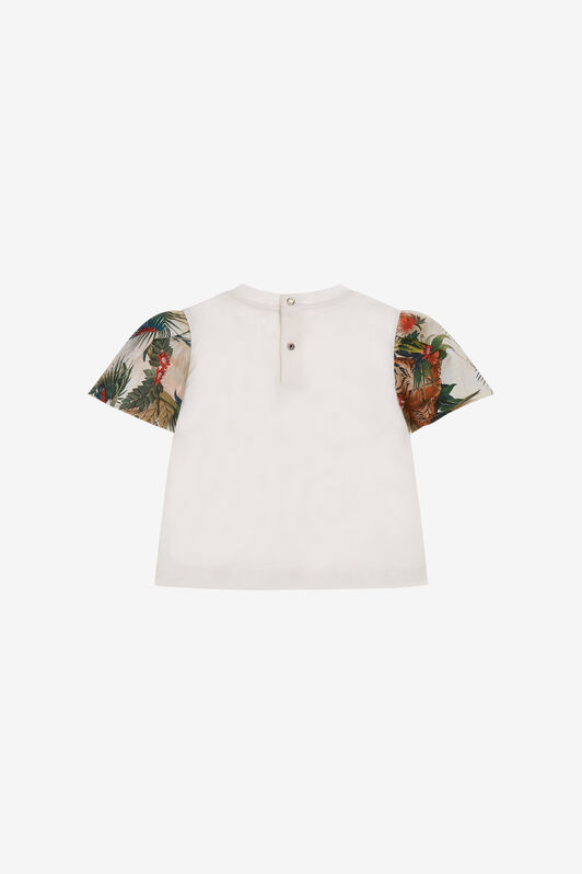 JU T-shirt con stampa Bianco SJT646-JD001