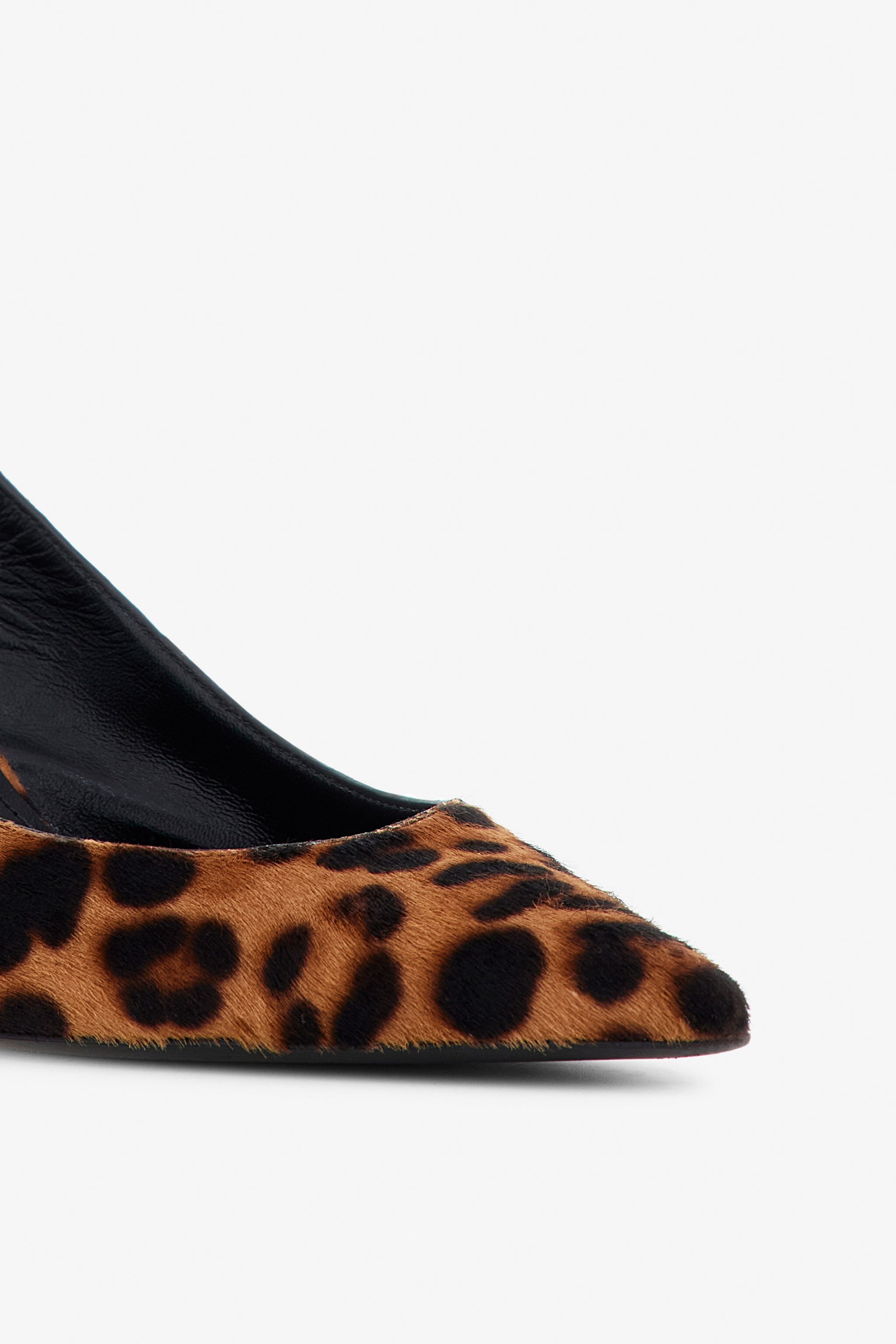 RC Décolleté Slingback Stampa Leopardo Marrone TKS043-PZA92