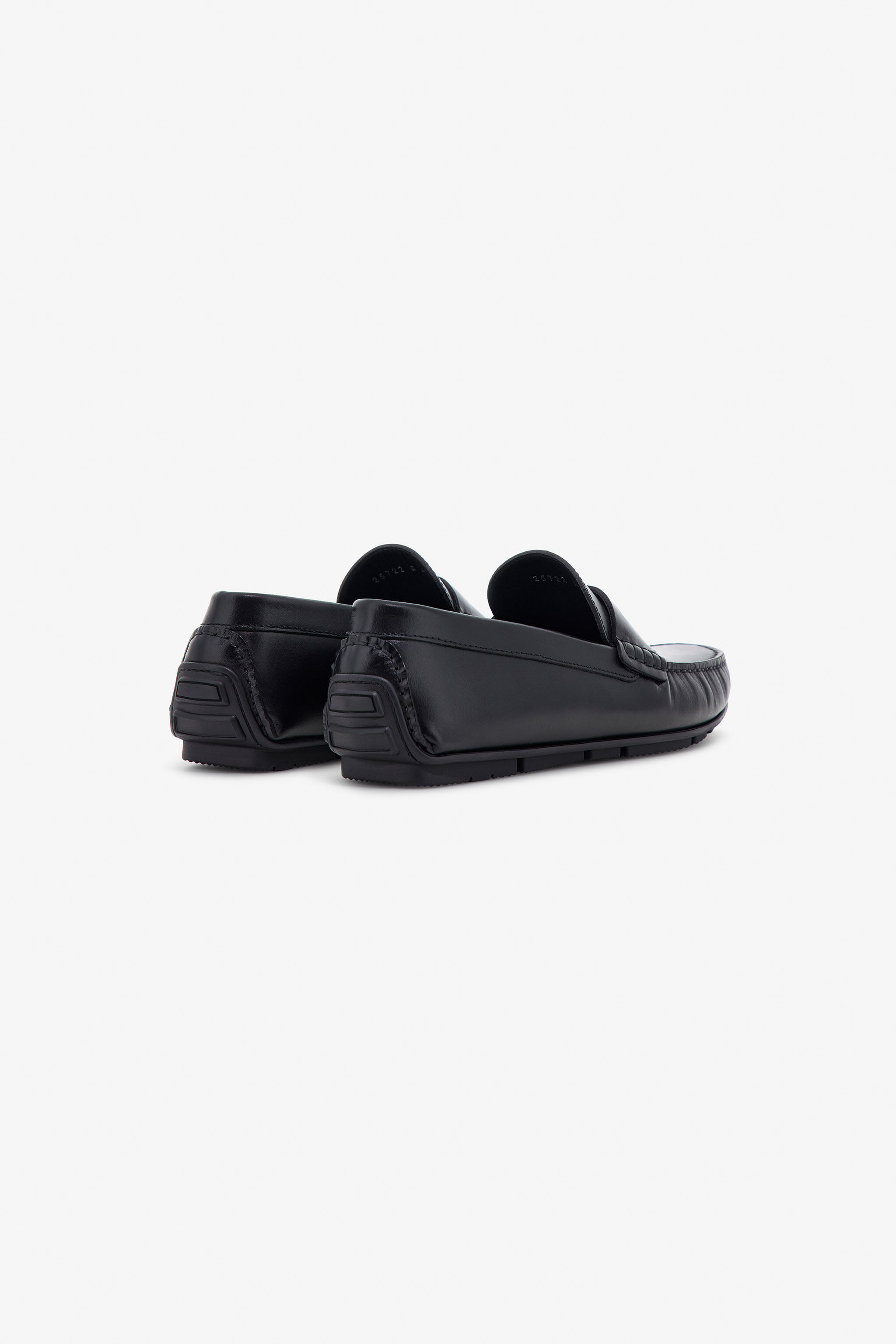 RC Logo-Embellished Loafers Black TRS035-PZ03A
