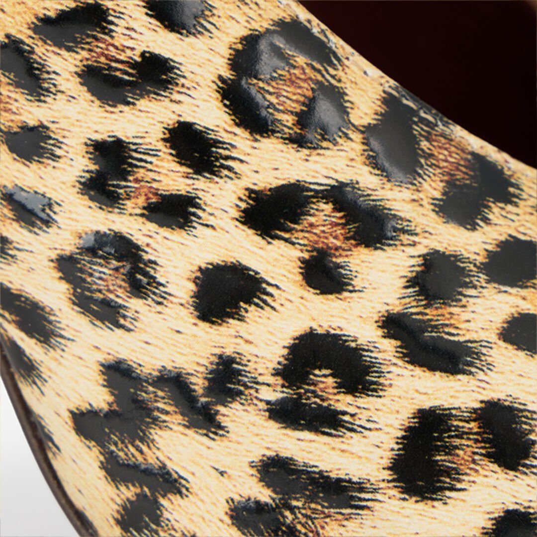 RC Décolleté Animalier in Pelle con Dettaglio Serpente RC Décolleté Animalier in Pelle con Dettaglio Serpente NATURAL WKS009-PZS02