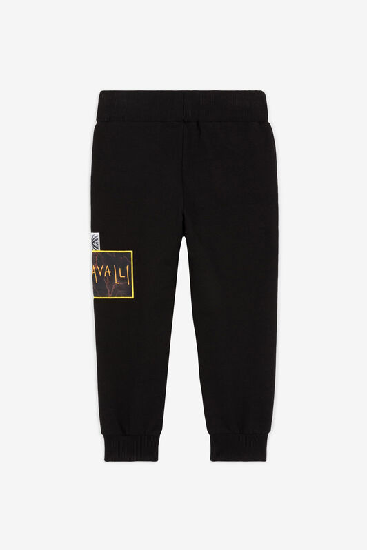 JU Pantalón de chándal con parche Animalier Patchwork JU Pantalón de chándal con parche Animalier Patchwork Negro OJT250-ISA2J