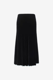 ${brand} Beaded-trim high-waisted skirt ${colorDescription} ${masterID}