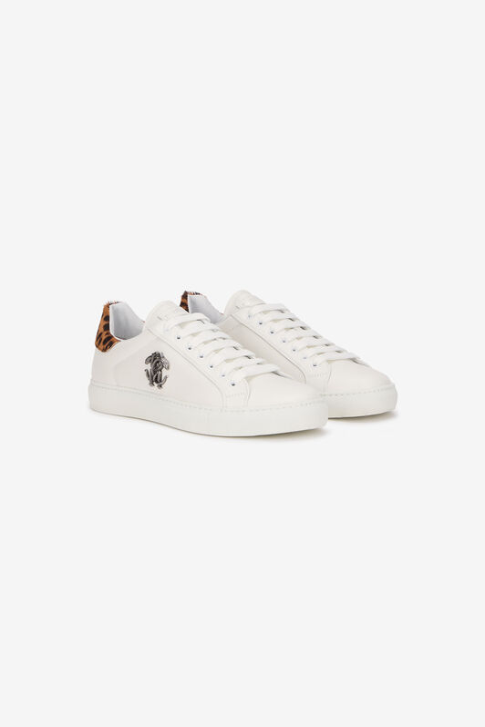 RC Sneakers Con Inserto Jaguar Skin Bianco URS074-PZA90
