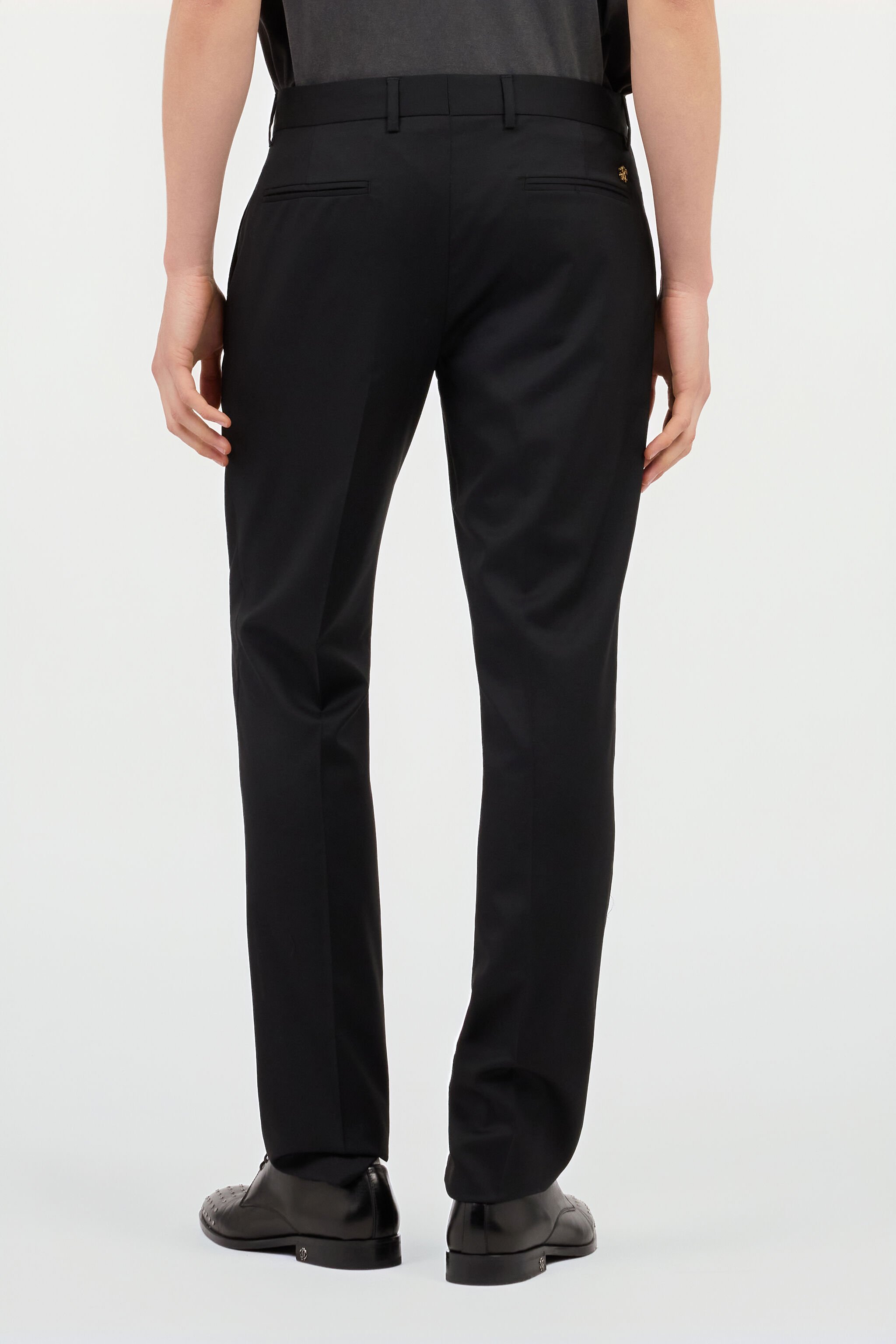 RC Pantaloni Sartoriali Neri in Lana RC Pantaloni Sartoriali Neri in Lana NERO 191101 PST20U-WP064