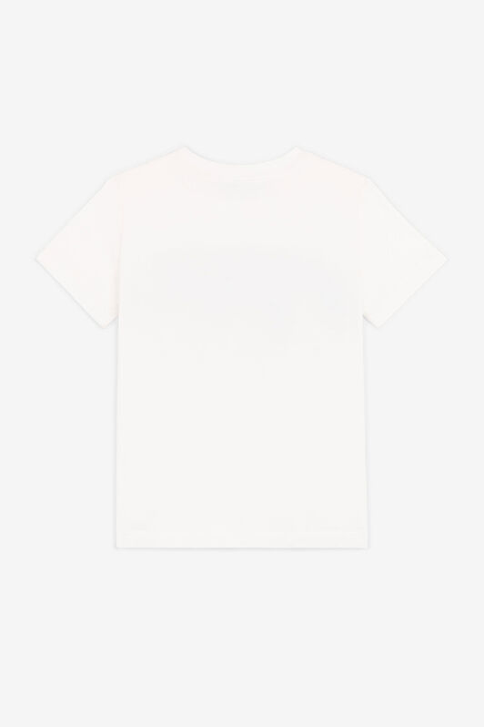 JU Camiseta con estampado Animalier Patchwork Blanco OJT601-ISA2J