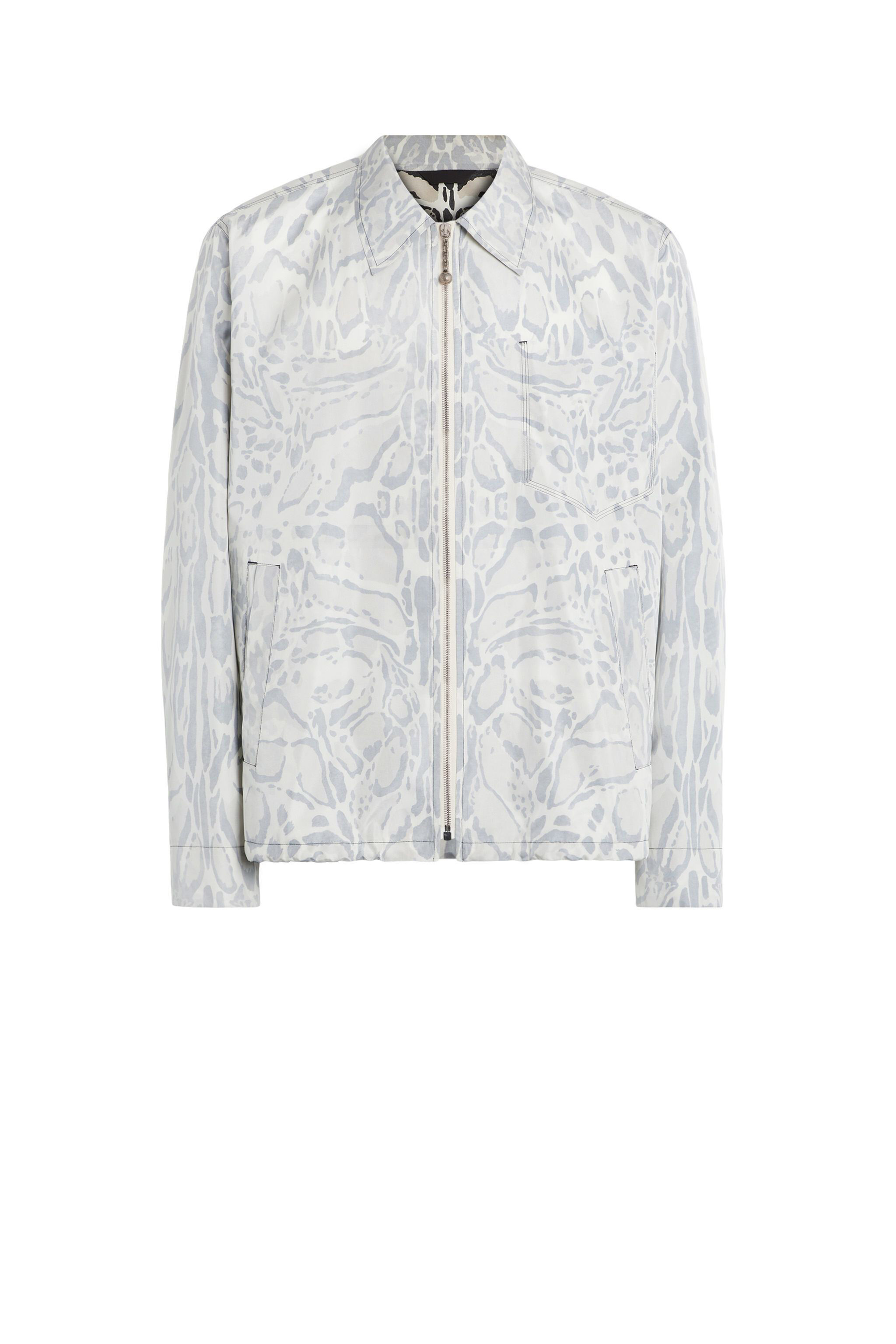 RC Off white lynx printed jacket NATURAL/OFF WHITE IMT802-7GR13