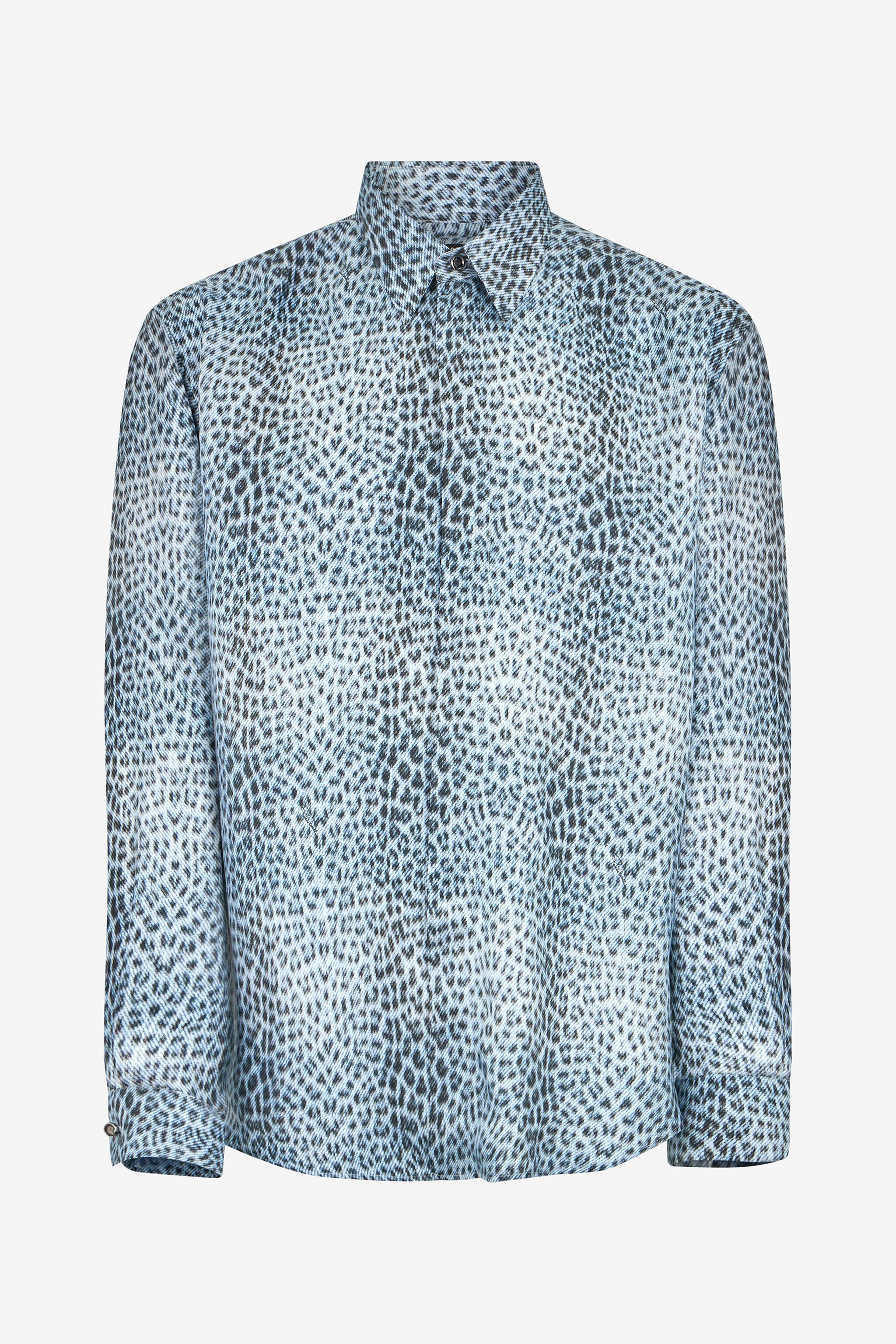 RC Silk Shirt with Baby Jaguar Print QUIET HARBOUR WNT712-4QR31