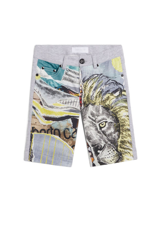 JU Street Collage print jersey shorts JU Street Collage print jersey shorts MULTICOLOR IJT255-FMQ89