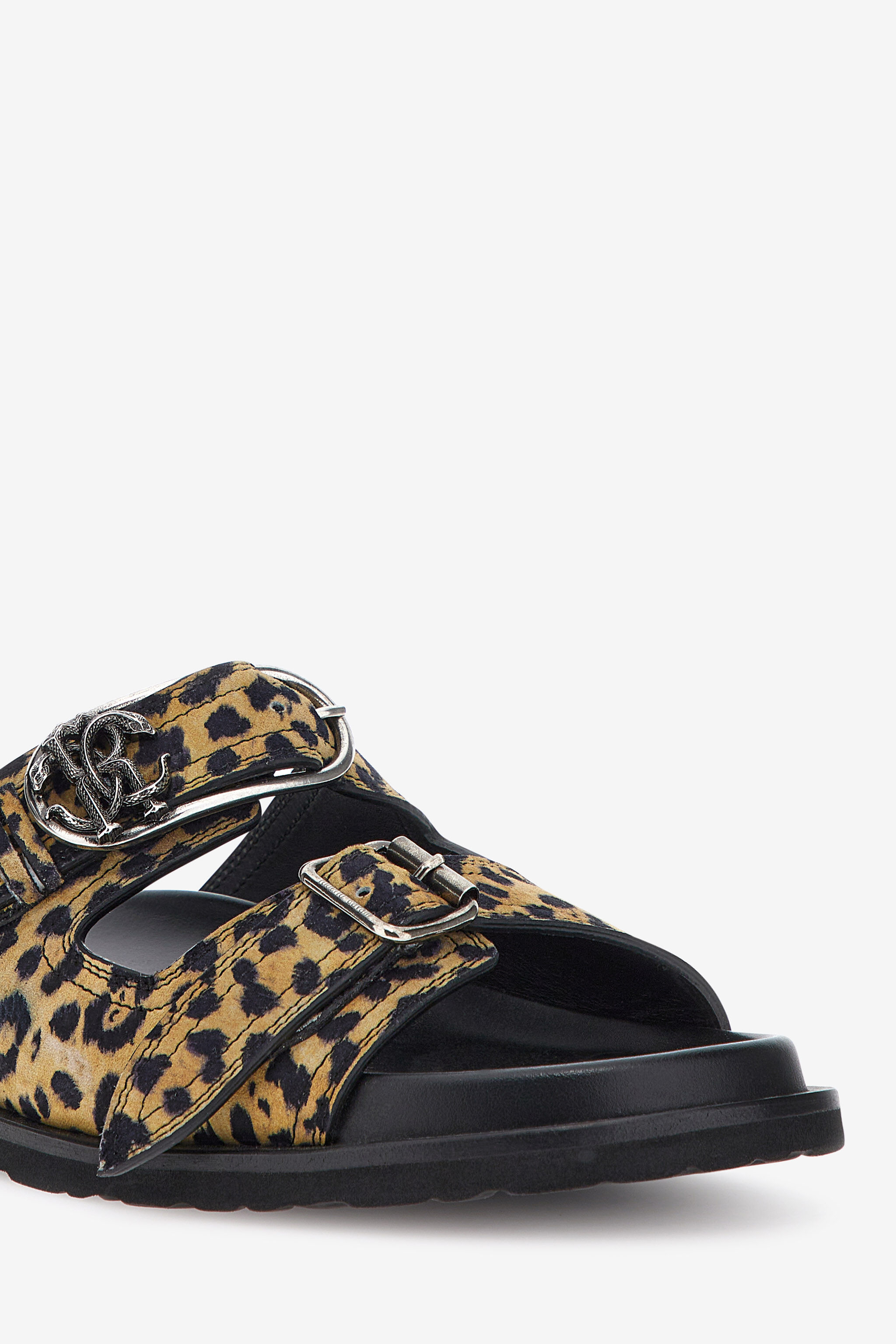 RC Jaguar Skin printed sandals Hellbraun SRS063-PC126