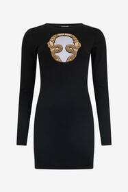 ${brand} Mini Dress with Gold Embroidery ${colorDescription} ${masterID}