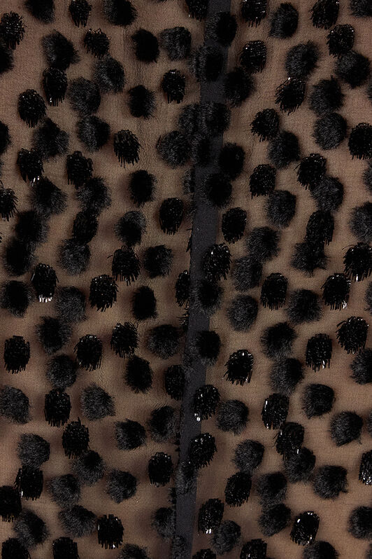 RC Polka-Dot Shirt-Style Bodysuit Black UKT706-FC004