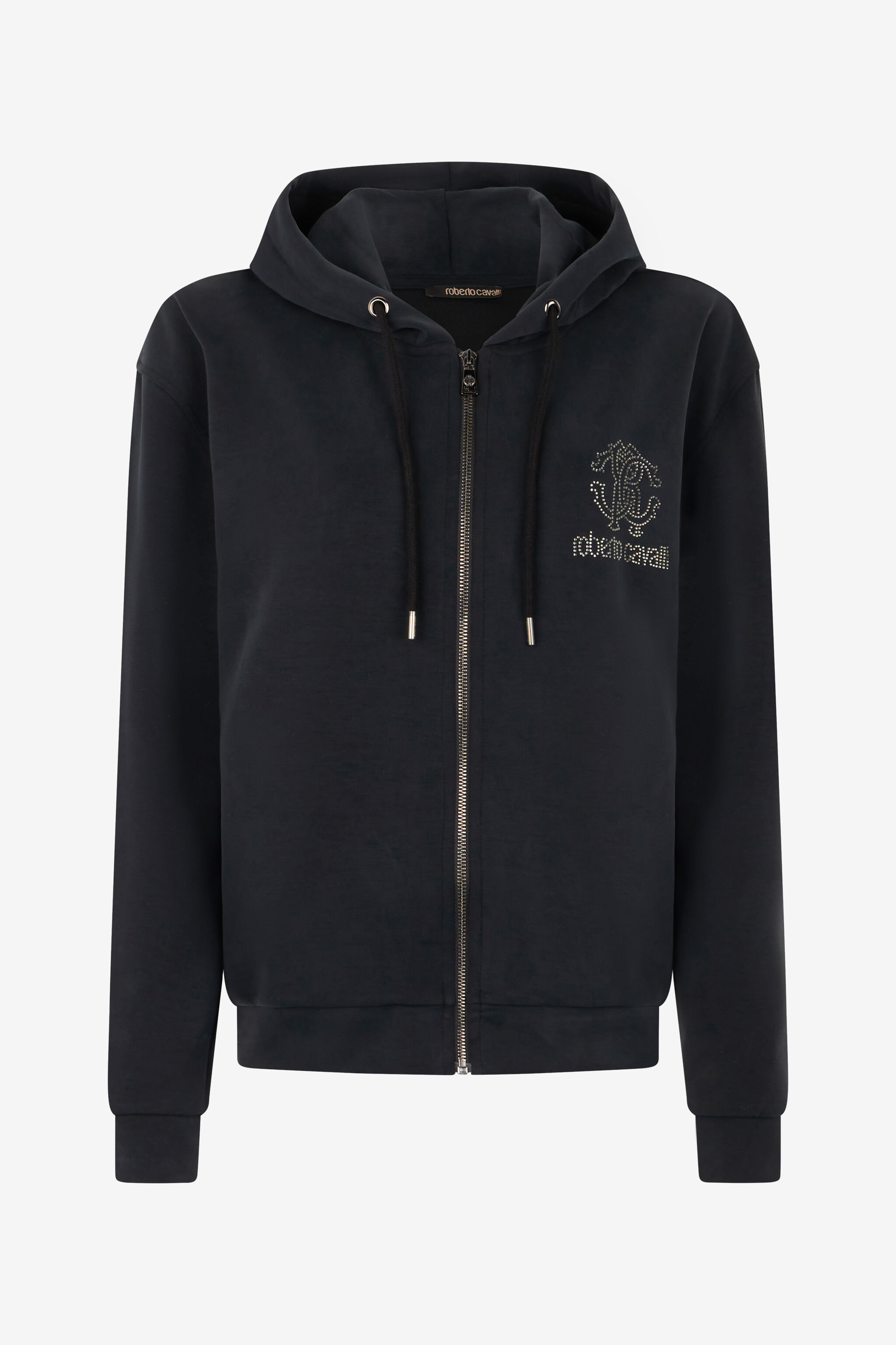 RC Hoodie With Zipper And Logo BLACK POT69C-CF054
