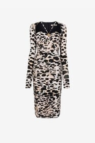 RC Robe Midi Imprimé Murena Noir/Blanc QKT171-LNF49