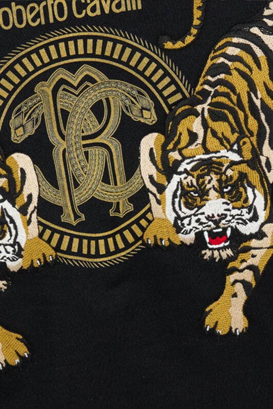 RC Sweat-shirt Noir à Logo BLACK QOT66C-CFU50