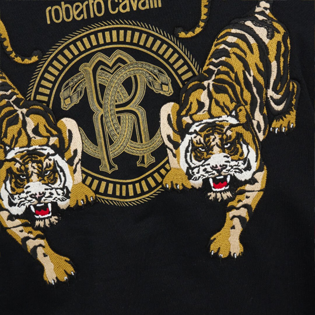 RC Sweat-shirt Noir à Logo BLACK QOT66C-CFU50