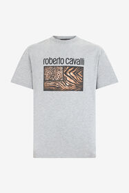 ${brand} T-Shirt Avec Imprimé Animalier Et Logo ${colorDescription} ${masterID}