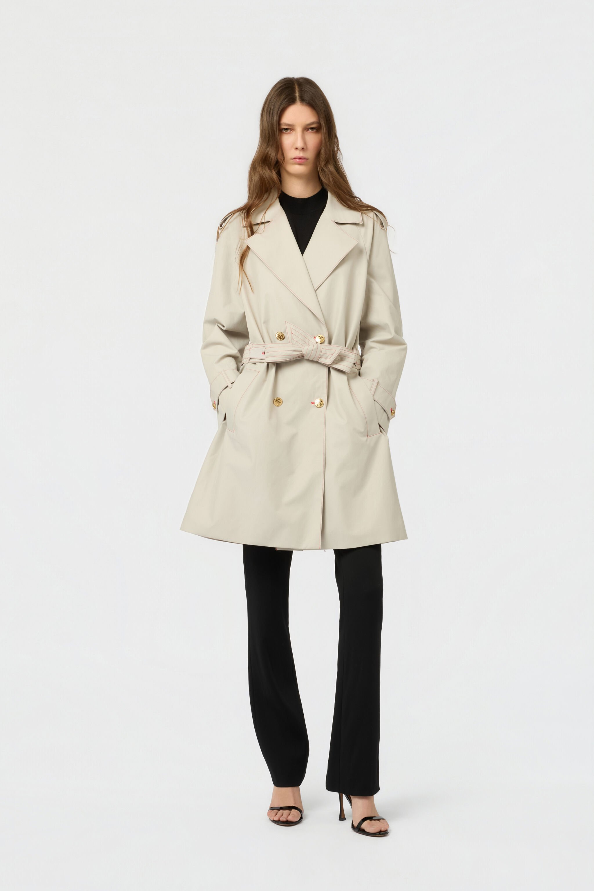 RC Beige Trench Coat BEIGE SOT50B-FA006