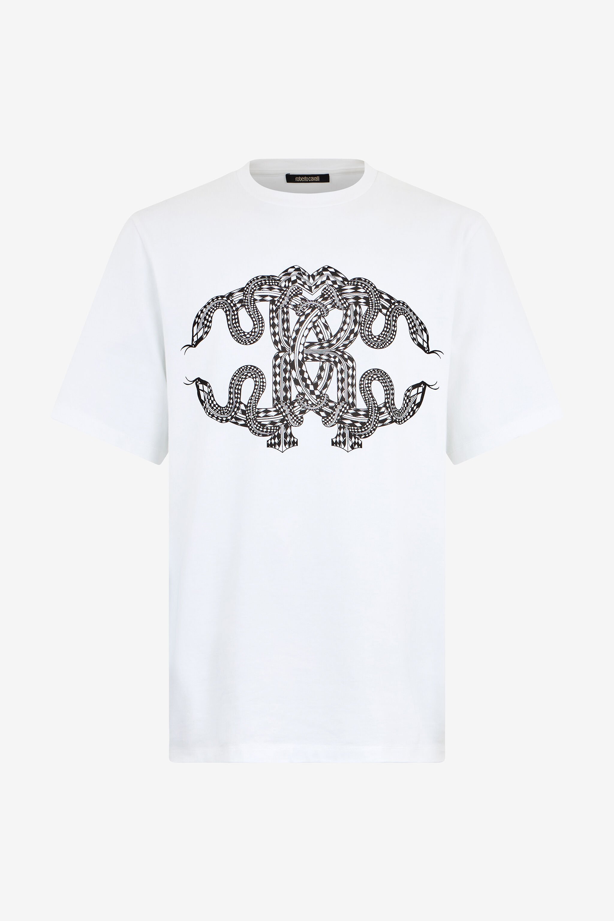 RC T-shirt in Cotone con Stampa Serpente RC T-shirt in Cotone con Stampa Serpente WHITE WNT61H-JD022