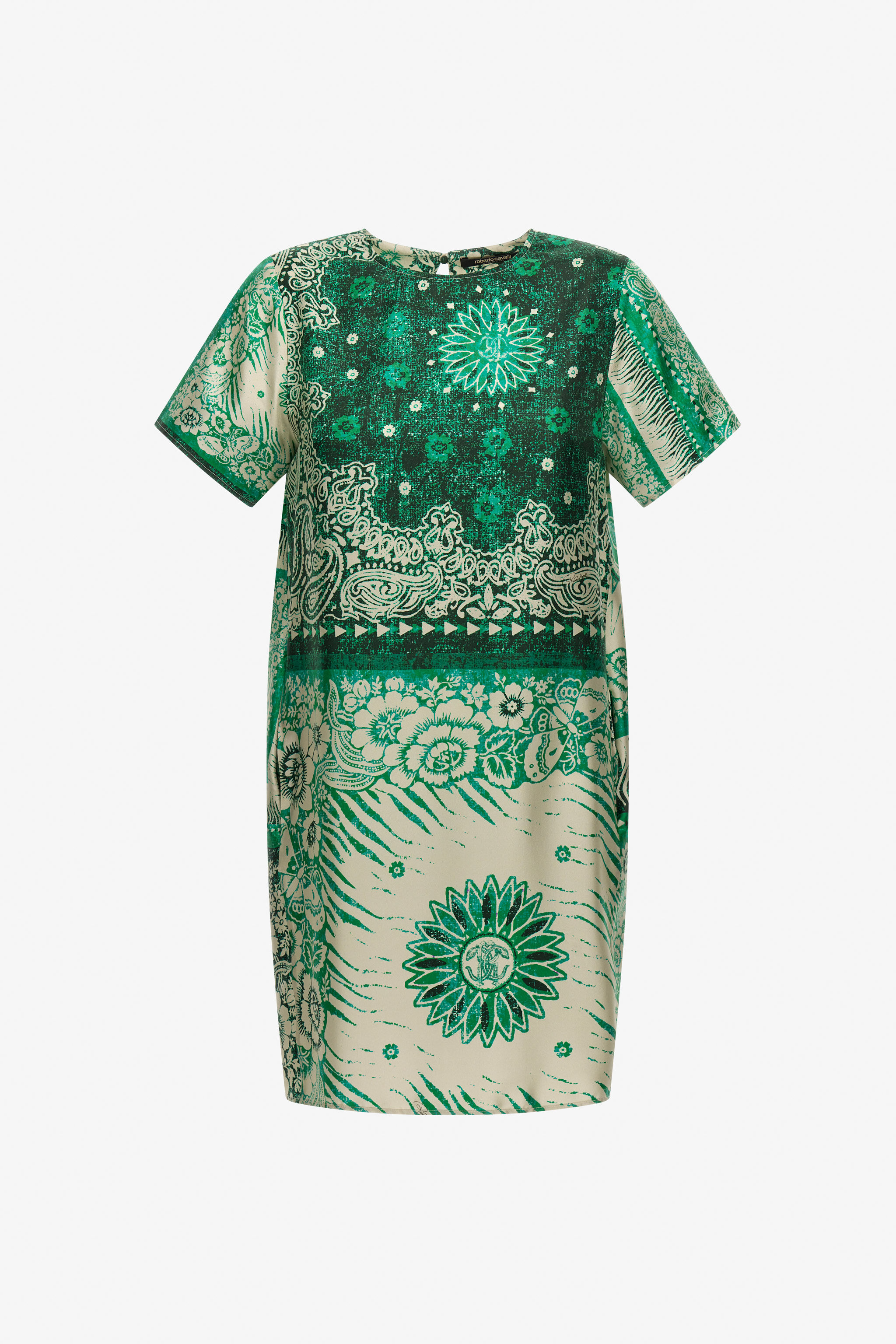 RC Bandana Print Dress Green TKT101-4QN05