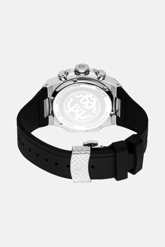 RC Orologio Uomo di Roberto Cavalli by Franck Muller SILVER BLACK BLACK UALT07-IT536