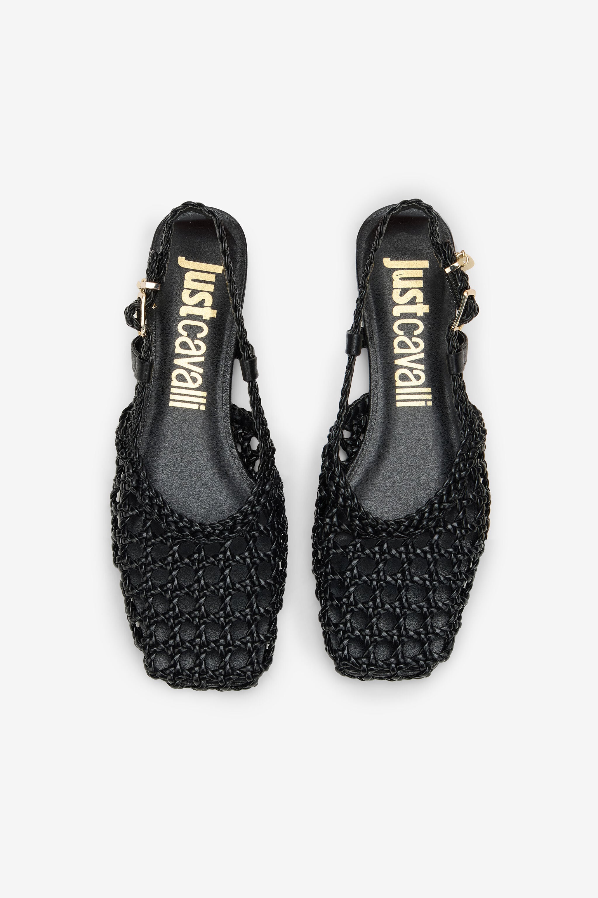 JC Escarpin Slingback au Design Tressé JC Escarpin Slingback au Design Tressé BLACK WFS105-WF343