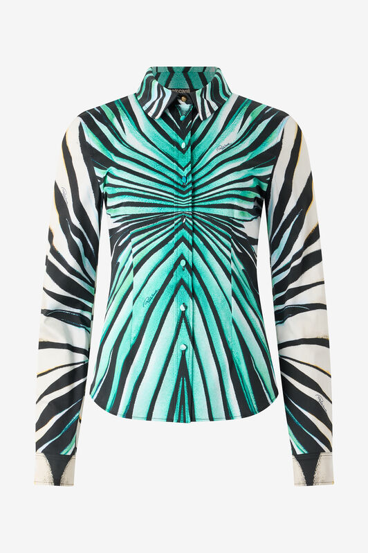 RC Ray Of Sea Print Shirt Light blue VKT713-DKM33