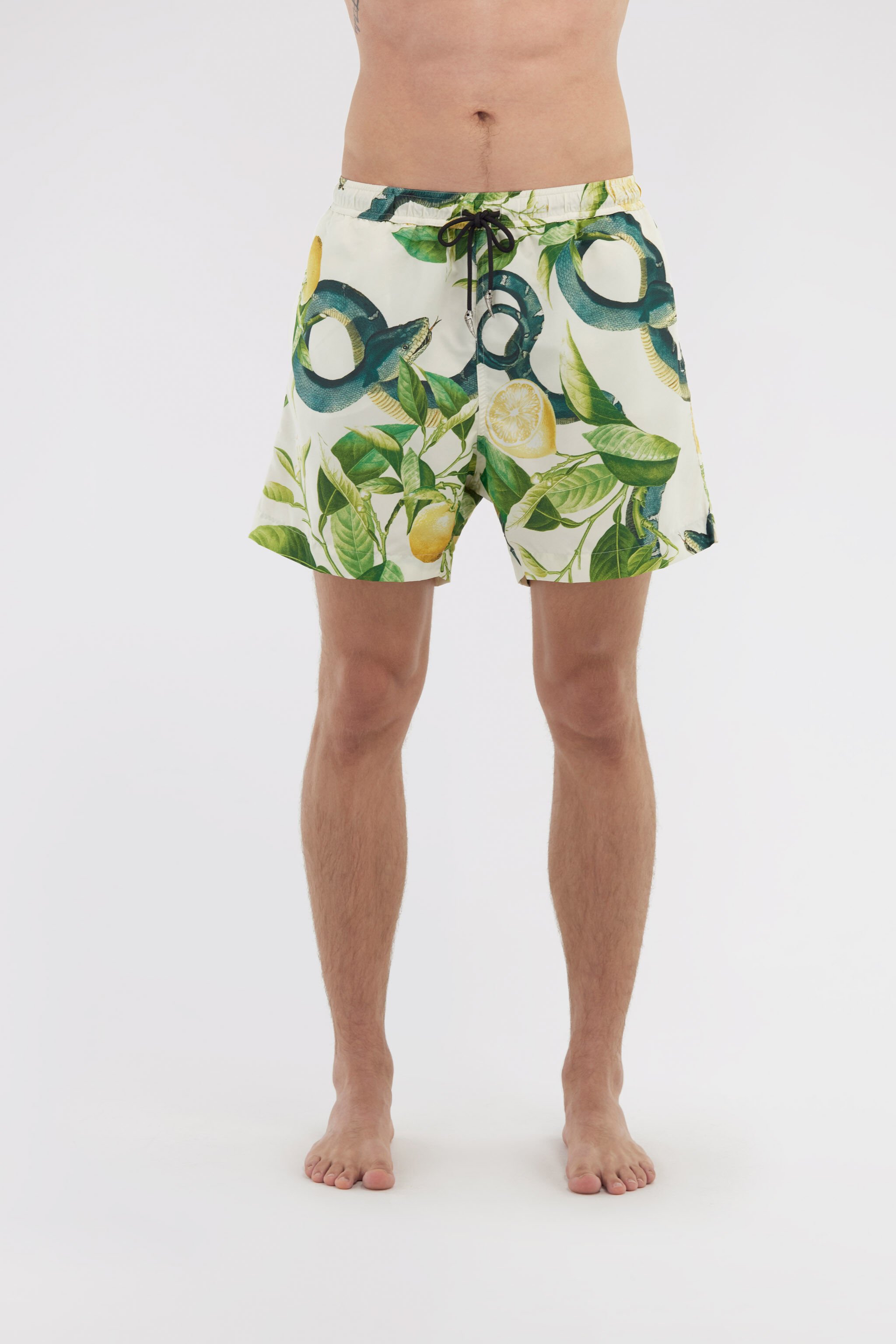 RC Swim shorts with Lemon print Ivory SYH00A-5RF75